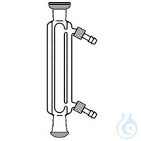 Refrigerante di Davies 400mm giunti sferici GS35/20 con portagomma GL Refrigerante di Davies in...